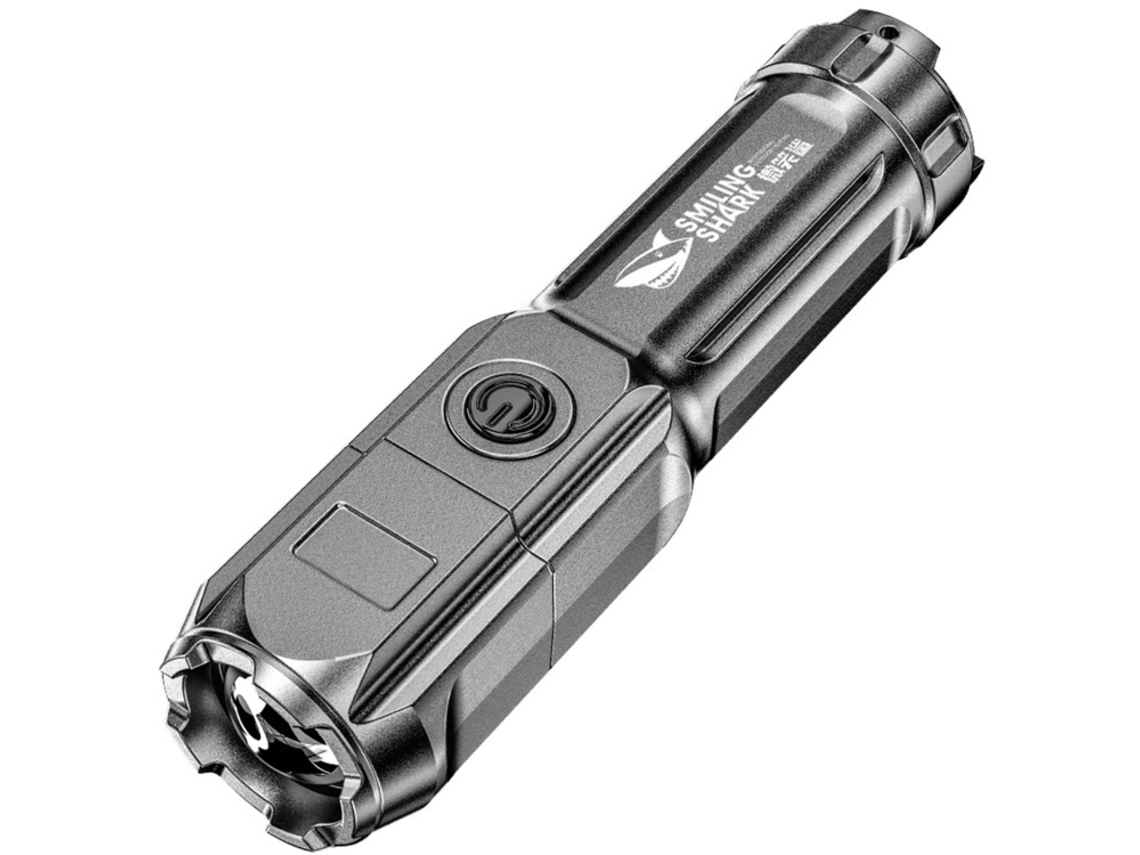 Linterna LED telescópica con tres niveles de enfoque y alto brillo Mdug