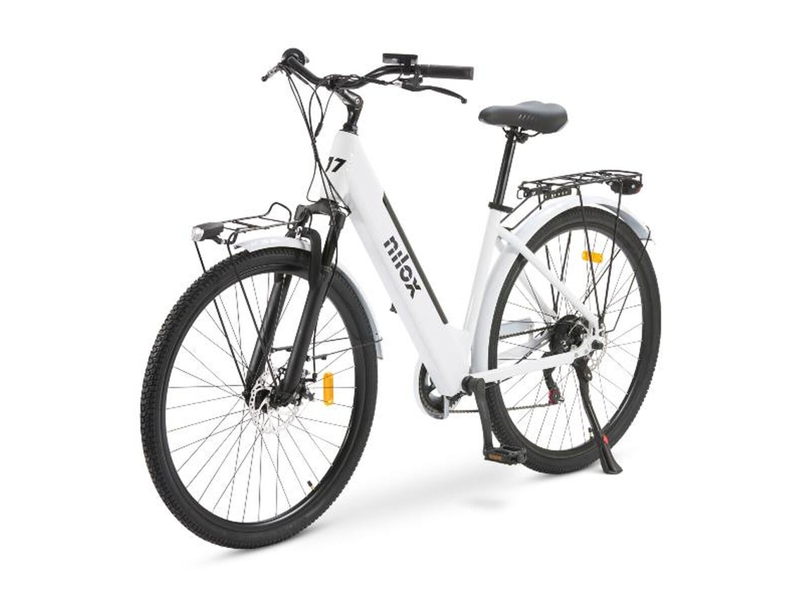 Bicicleta eléctrica Nilox J7 blanca 250W 28'' VETONEK