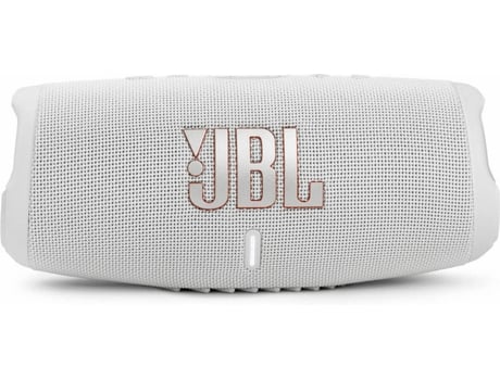 Altavoz Bluetooth JBL Charge 5 (40 W - Blanco)