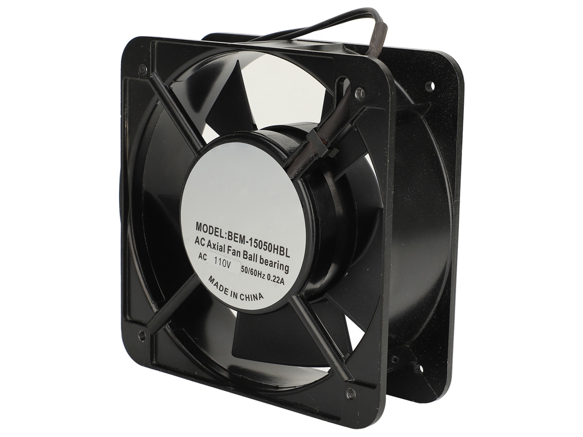 Ventilador axial pequeño de 5,91 pulgadas, 2500 rpm, CA 110 V