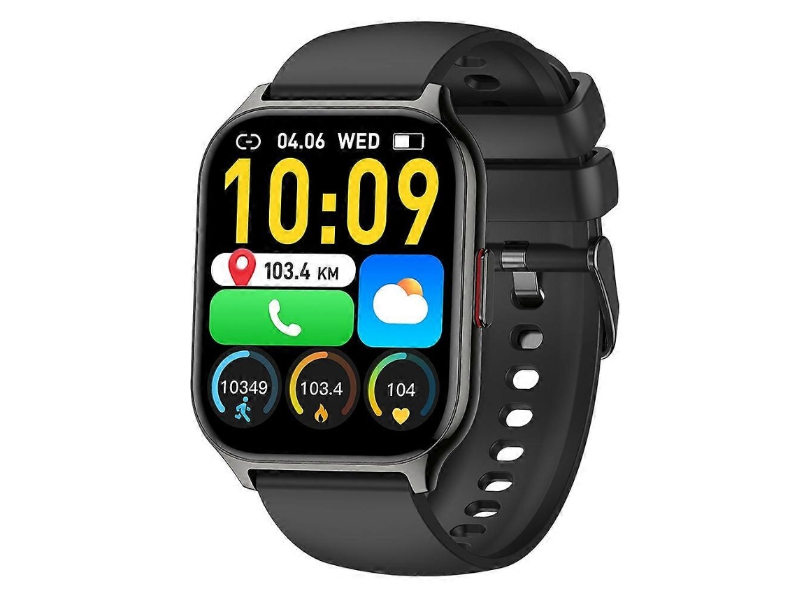 Smartwatch deportivo cuadrado con monitorización de oxígeno en sangre, sueño y frecuencia cardíaca. Ly Ebike
