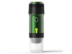 Mini cafetera eléctrica inalámbrica 3 en 1 para coche, hogar, viajes, color verde Cuich