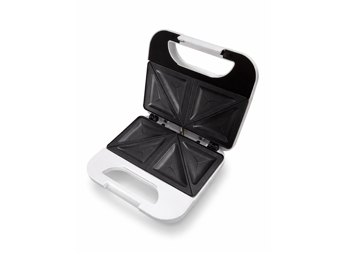 Sandwichera Klack 750w Antiadherente Para Sándwiches Calientes Rápidos Fácil Limpieza