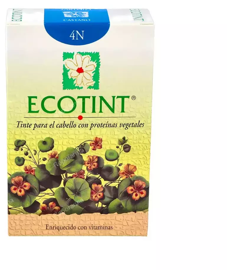 Tinte de Cabello ECOTINT Marrón 4N (130 ml)