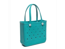 Bolso de mano para mujer, impermeable, lavable y duradero, de espuma EVA, ideal para playa, barco, piscina y deportes. Talla S, azul lago. Rosewell