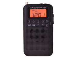 Mini radio digital portátil, receptor FM, radio de doble banda FM/AM.