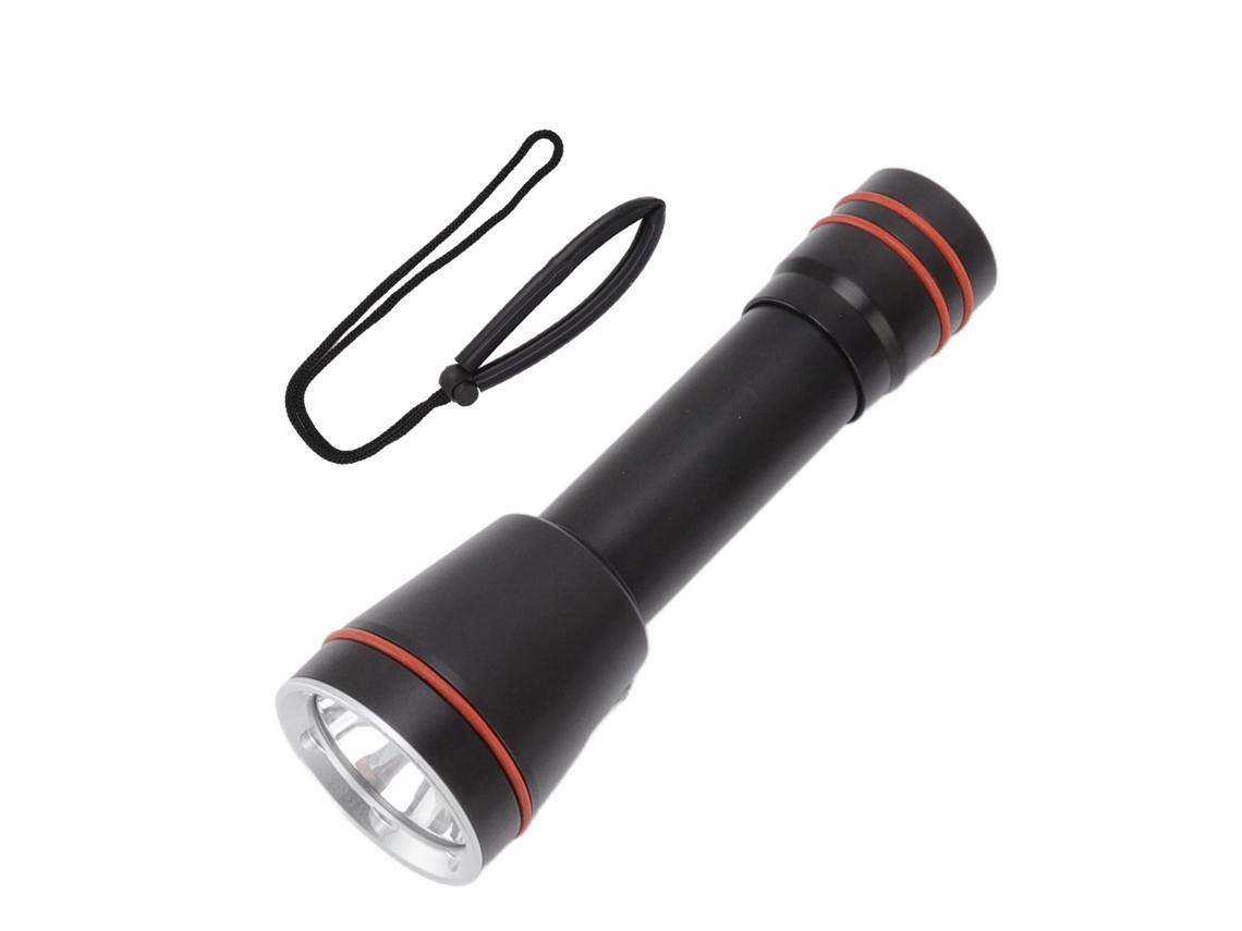 Linterna Subacuática Profesional De 5000 Lúmenes Con Luz De Relleno, Resistente Al Agua Ipx8 Hasta 100 Metros.
