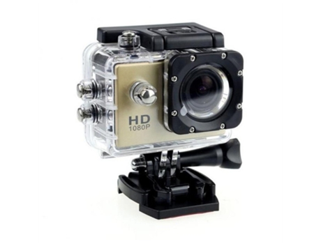 Action Cam 30M Impermeable Hd 4K Sj4000 Dv Submarino Dorado