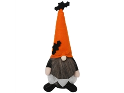 Muñeco de piel sin rostro decorativo para Halloween, mesa, sofá, estante, cama, sombrero, naranja