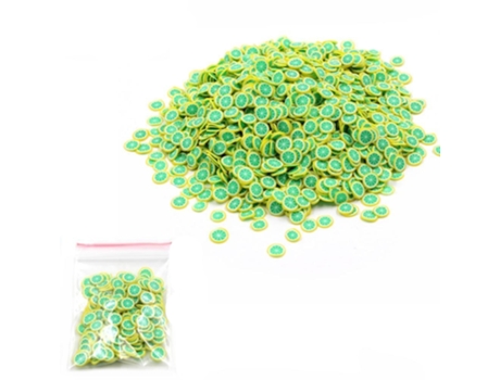 Rebanadas de fruta kit de adición de relleno de encantos de limo, limo esponjoso polímero diy nube limo decoración diapositiva masilla arcilla jugu...