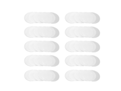 200 Láminas De Pvc Transparente Para Protección De Insignias Y Botones Diy De 32 Mm