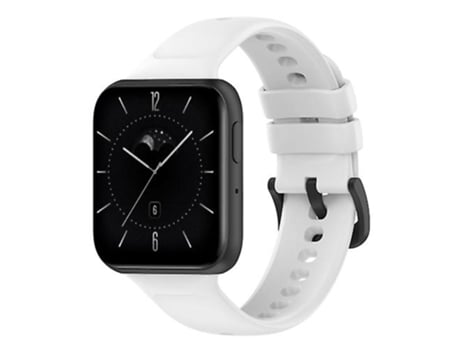 Correa Smartwatch Para Oppo Watch 3 Correa De Reloj De Silicona Suave Blanca VENISYMLIS