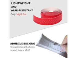 Cinta De Manillar De Bicicleta De Eva Suave, Antideslizante Y Transpirable Con Tapones Para Ciclismo De Carretera Y De Montaña.
