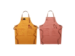 Delantales De Cocina De Lona Ajustables Con Grandes Bolsillos, Resistentes, Talla M A Xxl, 2 Unidades