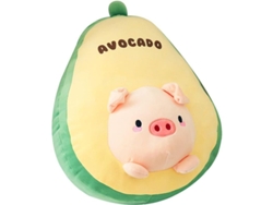 2026-40369-almohada De Peluche De Cerdo Cute Aguacate Suave Juguete De Peluche Regalo Para Niños Halloween Navidad
