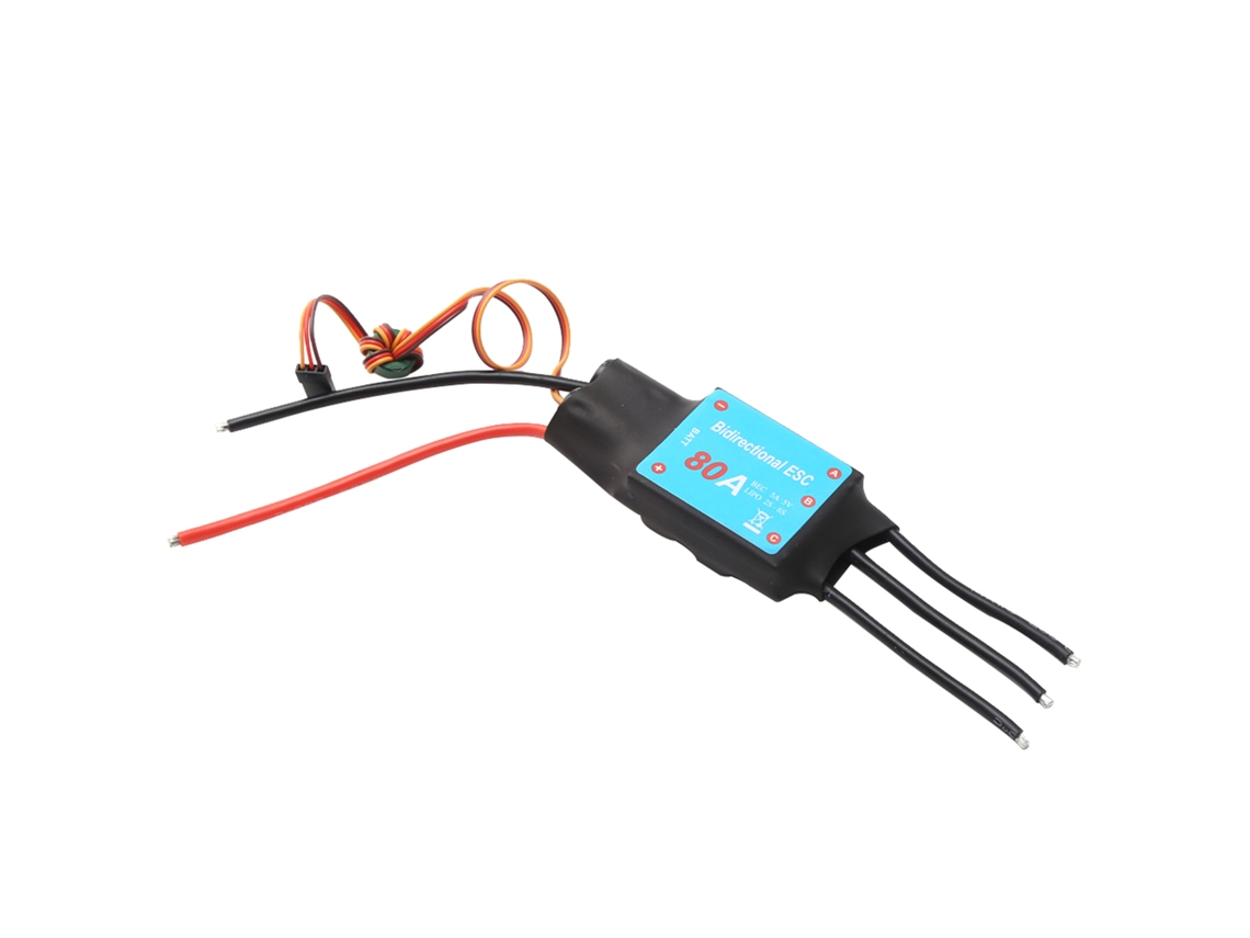 Controlador Electrónico De Velocidad (esc) Bidireccional Sin Escobillas De 80 A Para Coches Y Barcos De Control Remoto.