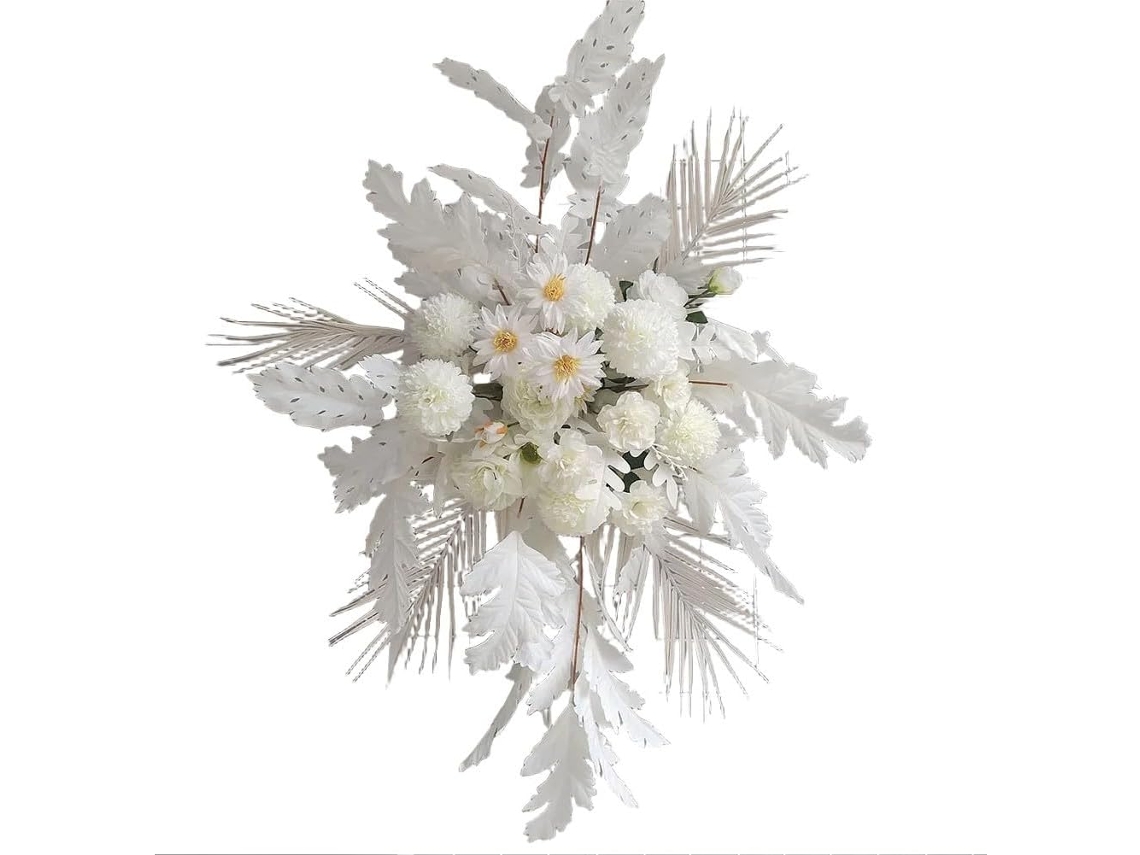 Arreglos florales artificiales para la decoración de rutas florales en bodas SFUSHOS