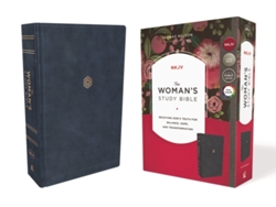 Libro NKJV, The Woman's Study Bible, Leathersoft, Blue, Red Letter, Full-Color Edition (Inglés)