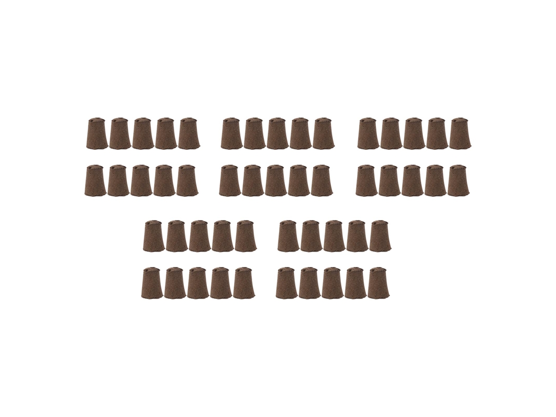 50 bloques de turba para la germinación de plantas Hrd Tn0314