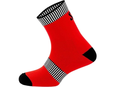 Calcetines para Unisex SPIUK SPORTLINE Calcetín Ten Medio Rojo