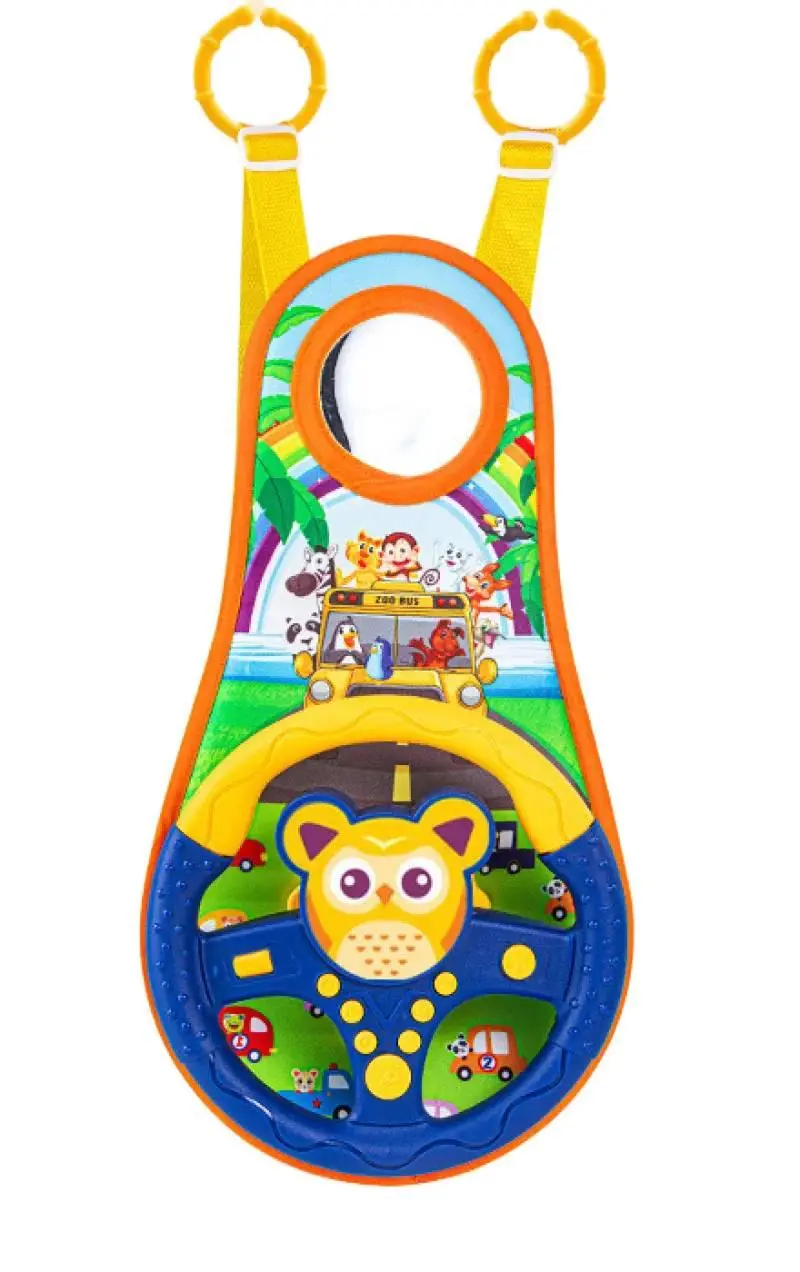 Volante Juguete Suspenso Chrui Para Niños Con Simulación De Conducción (búho)