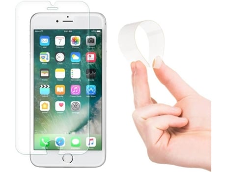 Protector Cristal Templado iPhone Se 2020 LMOBILE Flexiglass Transparente