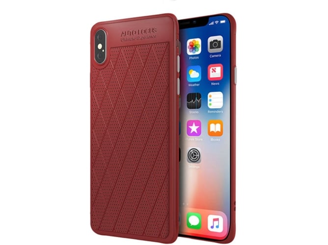 Funda iPhone XS Max WISETONY Jinuoshuma-176 Rojo