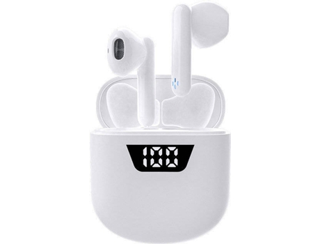 Auriculares Bluetooth True Wireless CHRONUS P668262 (In Ear - Micrófono - Noise Cancelling - Blanco)