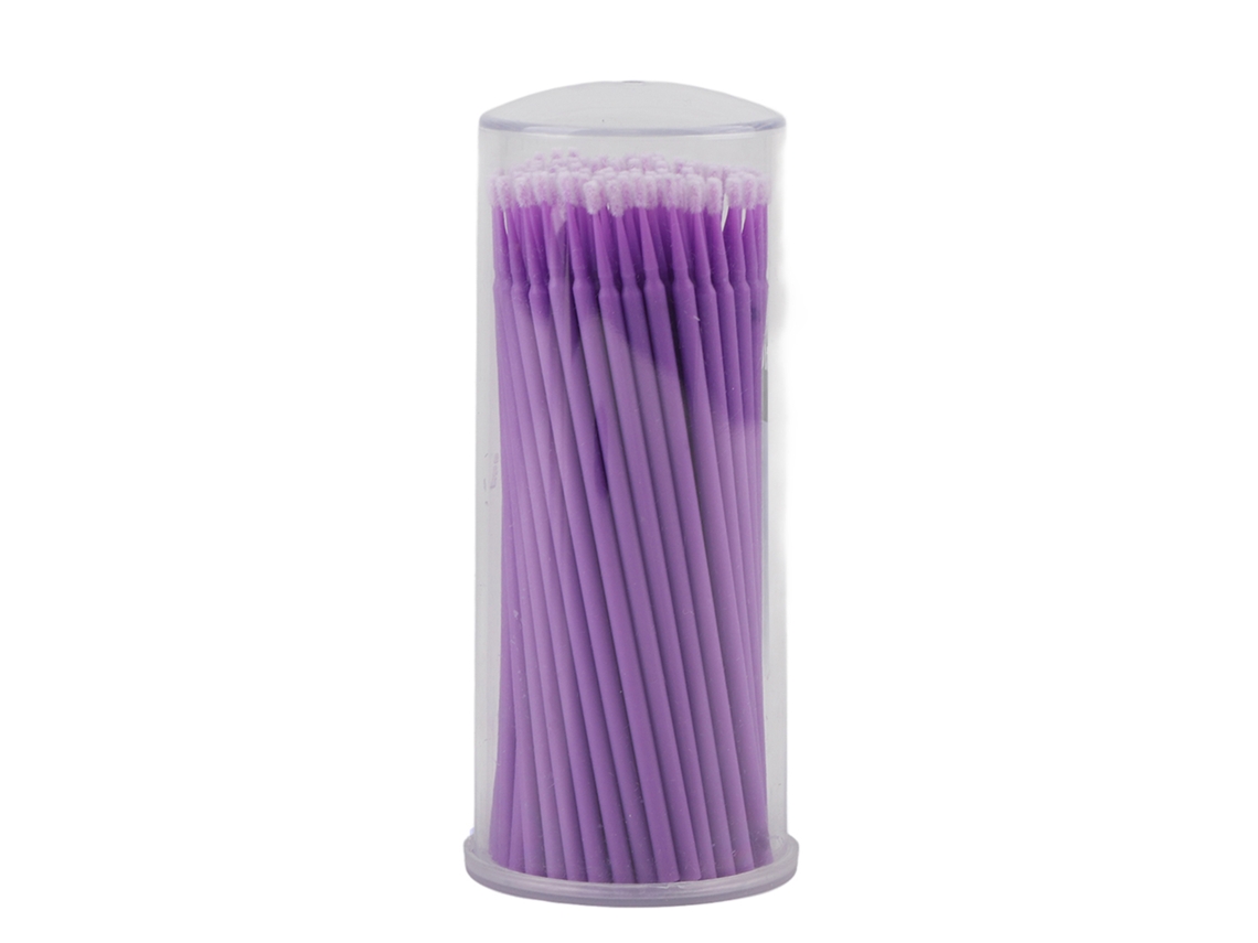 100 Unidades/paquete De Pinceles Desechables Para Maquillaje, Aplicadores De Extensiones De Pestañas, Microcepillos