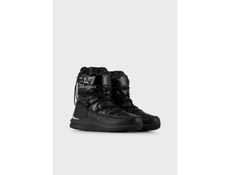 Botas de nieve con cordones Negro EU 39 1/2 Hombre EA7 EMPORIO ARMANI