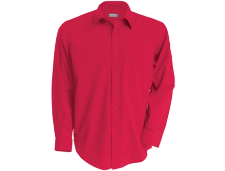 Camisa de Manga Larga Kariban Popeline (Tam: L)