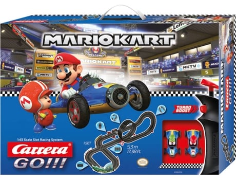 Pista CARRERA Nintendo Mario Kart 8 (Mario y Luigi - 5,3 m)