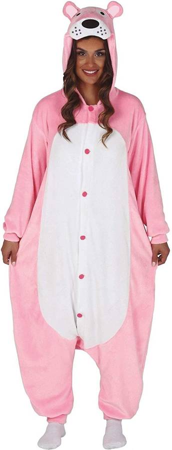 Disfraz de Mujer DISFRAZZES Pijama De Pantera Rosa (Talla: L)