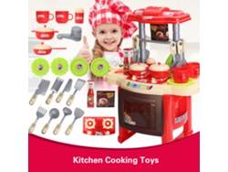 Juego De Cocina De Juguete Eléctrico Con Luz Y Sonido Para Niños - Utensilios De Cocina Portátiles
