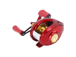 Carrete De Baitcasting Metálico Con Lanzamiento Suave Para Pesca En Mar, Lago Y Río - Mano Izquierda