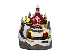 Recuerdos navideños, casas navideñas iluminadas, aldea navideña, regalos para el 30.º aniversario de bodas, parejas de Hengjian