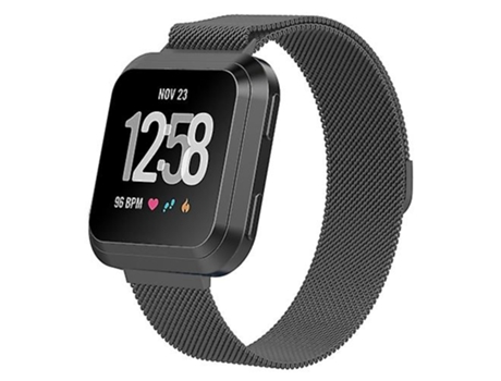 Correa De Reloj Inteligente Para Fitbit Versa 2 Fitbit Versa Fitbit Versa Lite Correa De Reloj Milanesa, Tamaño Pequeño: 2,3 X 22,5 Cm Gris VENISYM...