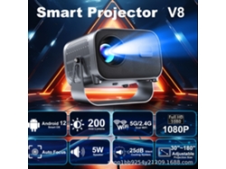 Proyector Portátil, Android 13, Wi-fi 6, Bluetooth 5.0, Hd 720p, Proyector Inteligente, Estándar Europeo.