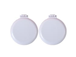 Cepillo plegable con espejo, cepillo compacto de masaje, ideal para bolso o viaje.