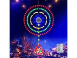 2026-luces De Navidad En Forma De Fuegos Artificiales Colgantes Impermeables Ip65 Con 8 Modos Decorativas Para Exterior