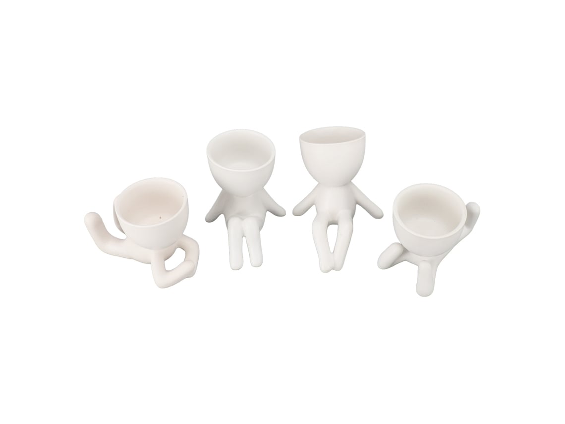 2026-macetas De Suculentas Bonitas Pequeñas Decorativas Divertidas Para Hogar Balcón Jardín Oficina 4pcs