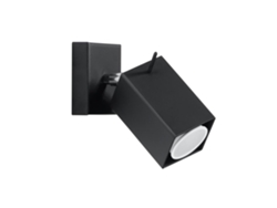 Sollux Sl.0099 Aplique Merida Negro