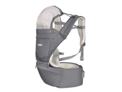 Portabebés 3 en 1 de malla Chloe, gris Kikkaboo