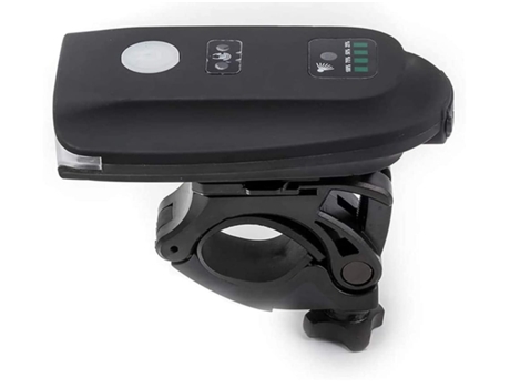 Juego de luces de bicicleta, juego de luces de bicicleta súper brillante, resistente al agua, ENZONS, luz de bicicleta Led recargable negra