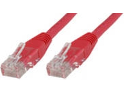 Cable de Red MICROCONNECT (RJ45 - 1 m - Rojo)