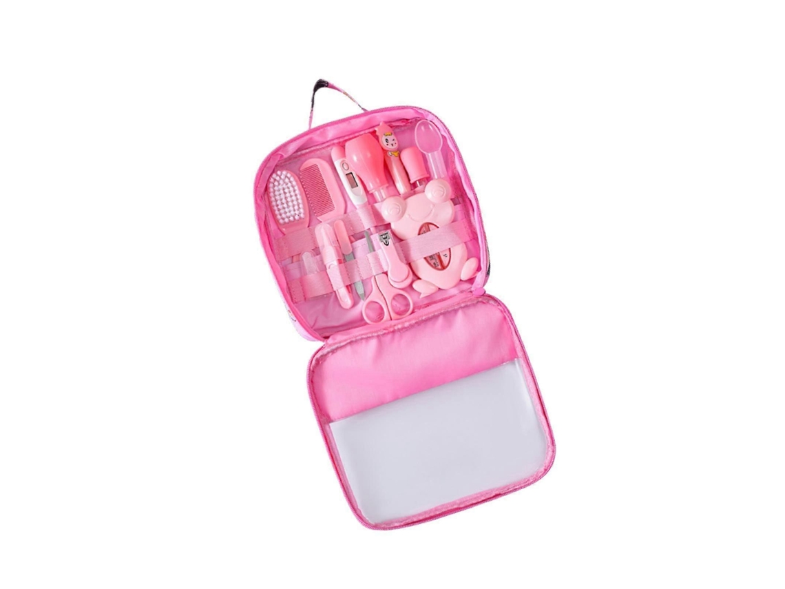 Kit de higiene y cuidado para bebés Jinyubo Store con cepillo, peine reutilizable y cortaúñas (azul)