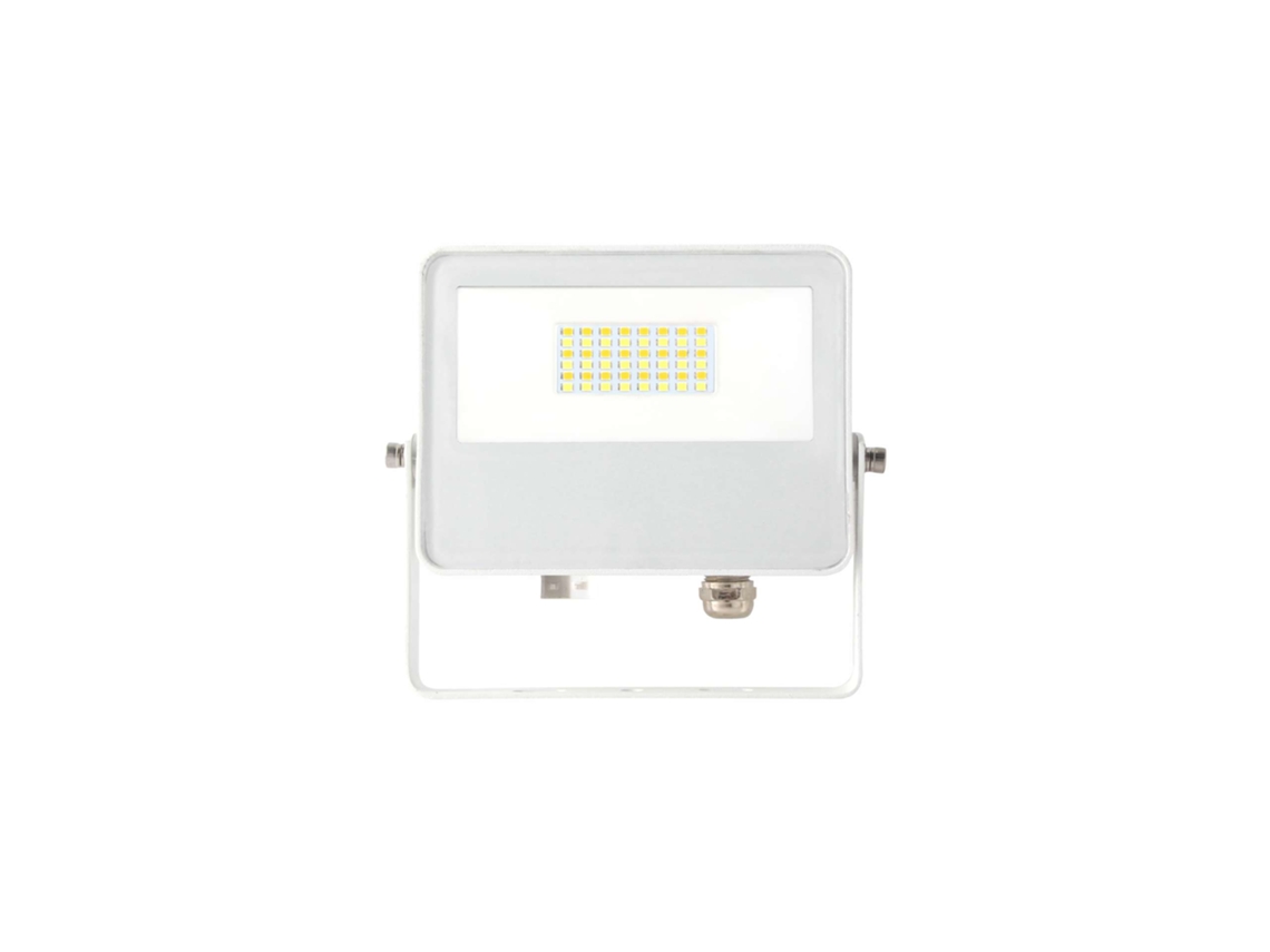 Proyector Led Exterior Sky De 30 W Con Tecnología De Conmutación Cct 3000 K/4000 K/5000 K, Haz De 115º, Acabado Blanco Mate - Beneito &amp; Faure