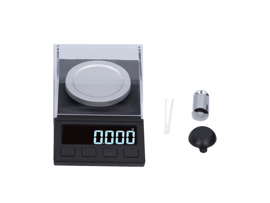 Báscula de precisión portátil USB de 100 g/0,001 g para joyería, electrónica, pequeña, para el hogar y la tienda.
