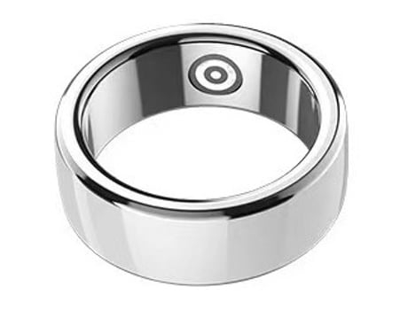 Chronus Smart Ring Impermeable Sueño Ritmo cardíaco Monitoreo de oxígeno en sangre Anillo Bluetooth Blanco 21# AUJEZON