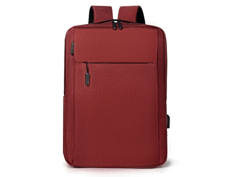 Mochila para hombre, bolso escolar para estudiante, bolso para ordenador, mochila de negocios de lona deportiva para mujer, color rojo